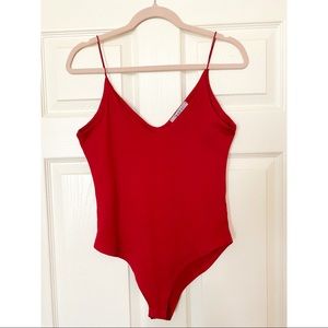 Red bodysuit